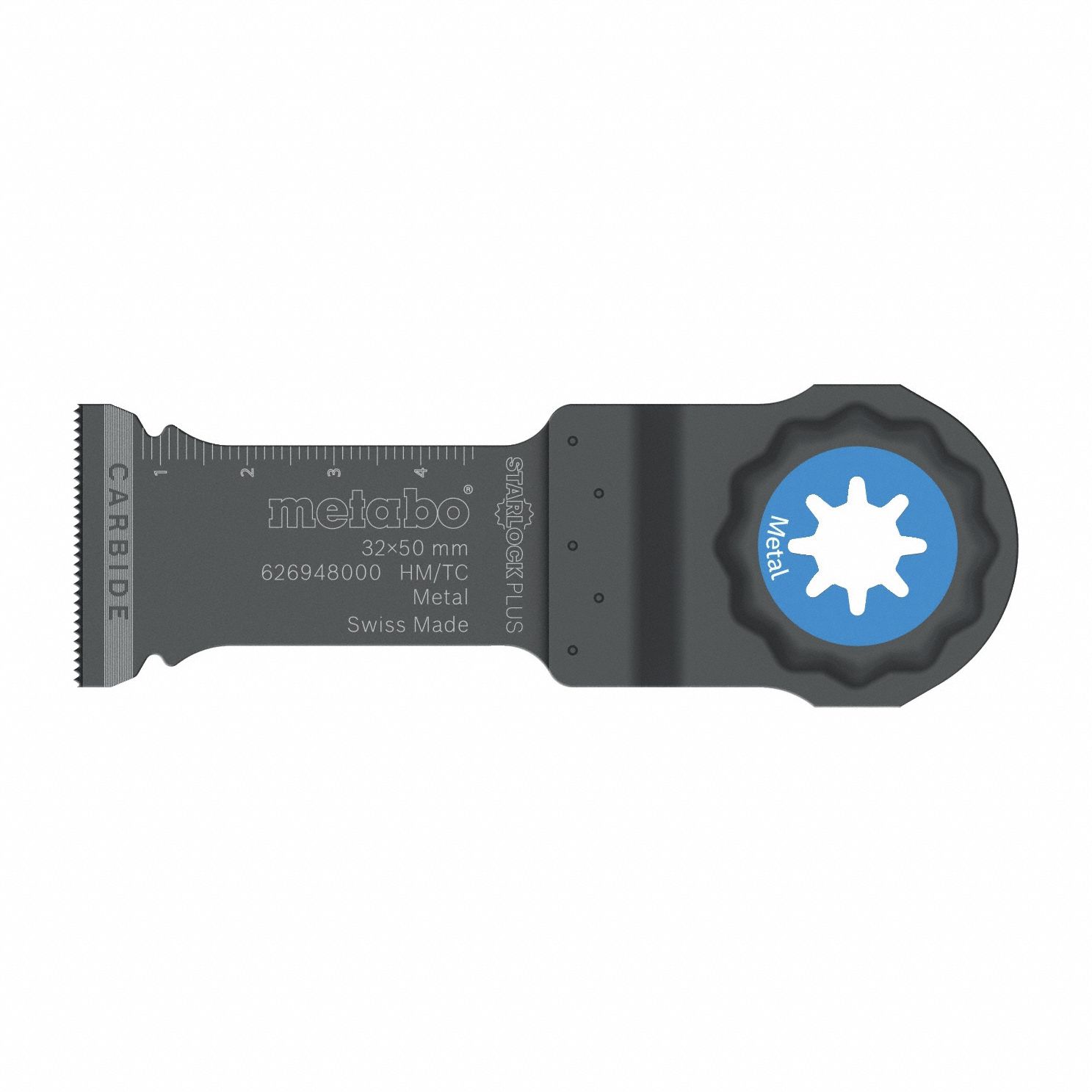 Oscillating Tool Blade: 1 1/4 in Blade Wd, 2 in Overall Lg, Plunge Cutting, High Carbon Steel