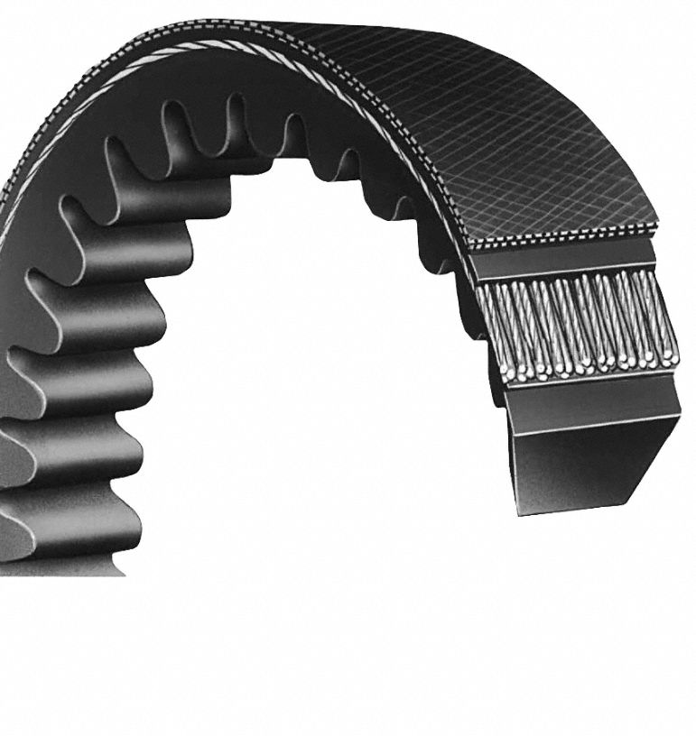 Metric V-Belt: XPB, XPB1400, 1, 400 mm Outside Lg, 16 mm Top Wd, 13.5 mm Thick