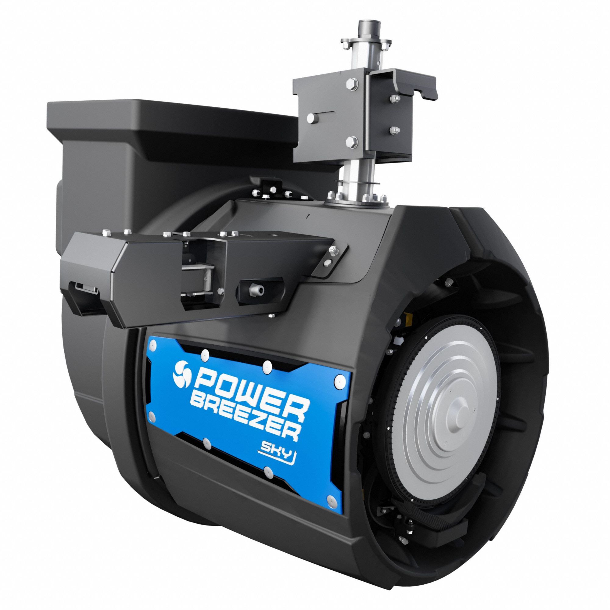 Mounted Misting Cooler: 126, 500 BtuH Cooling Capacity, 30 ft Misting Distance - Max