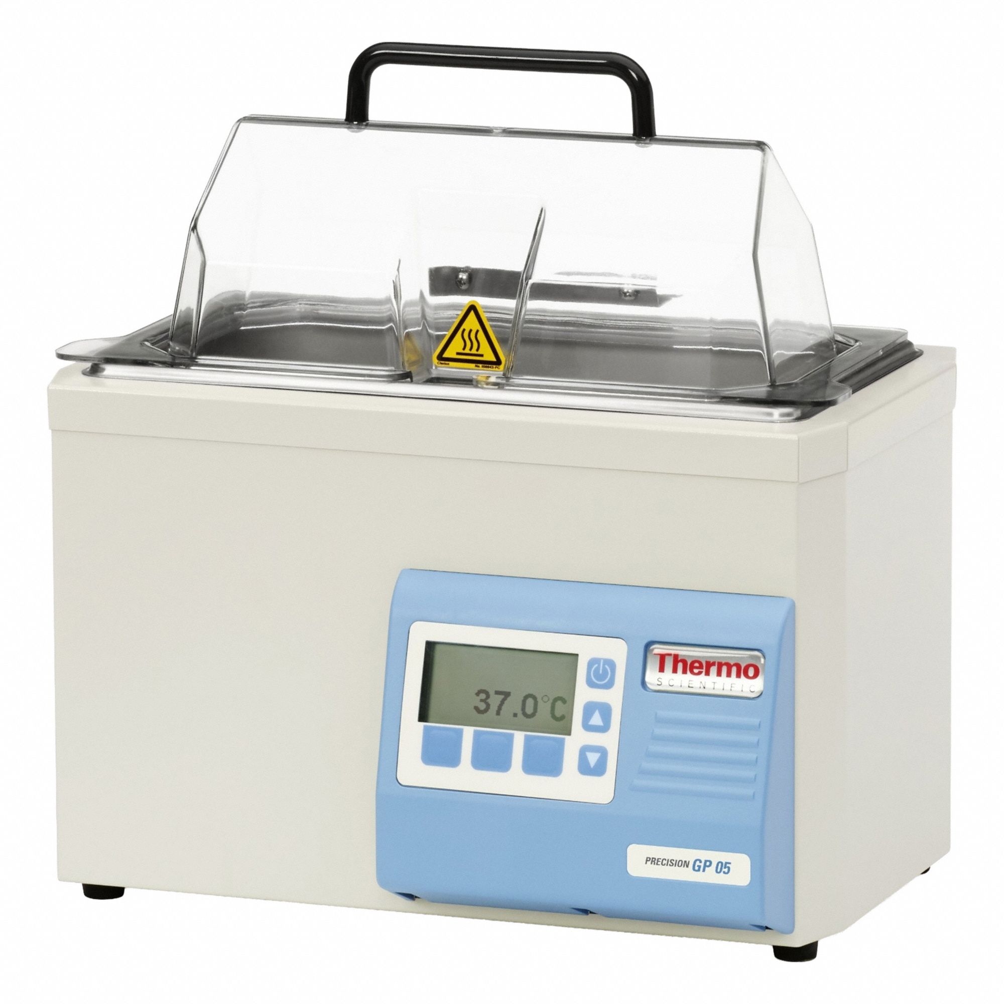 Water Bath: 5 L Capacity, 100°C Max Temp, Stainless Steel, +/-0.1°C, Digital