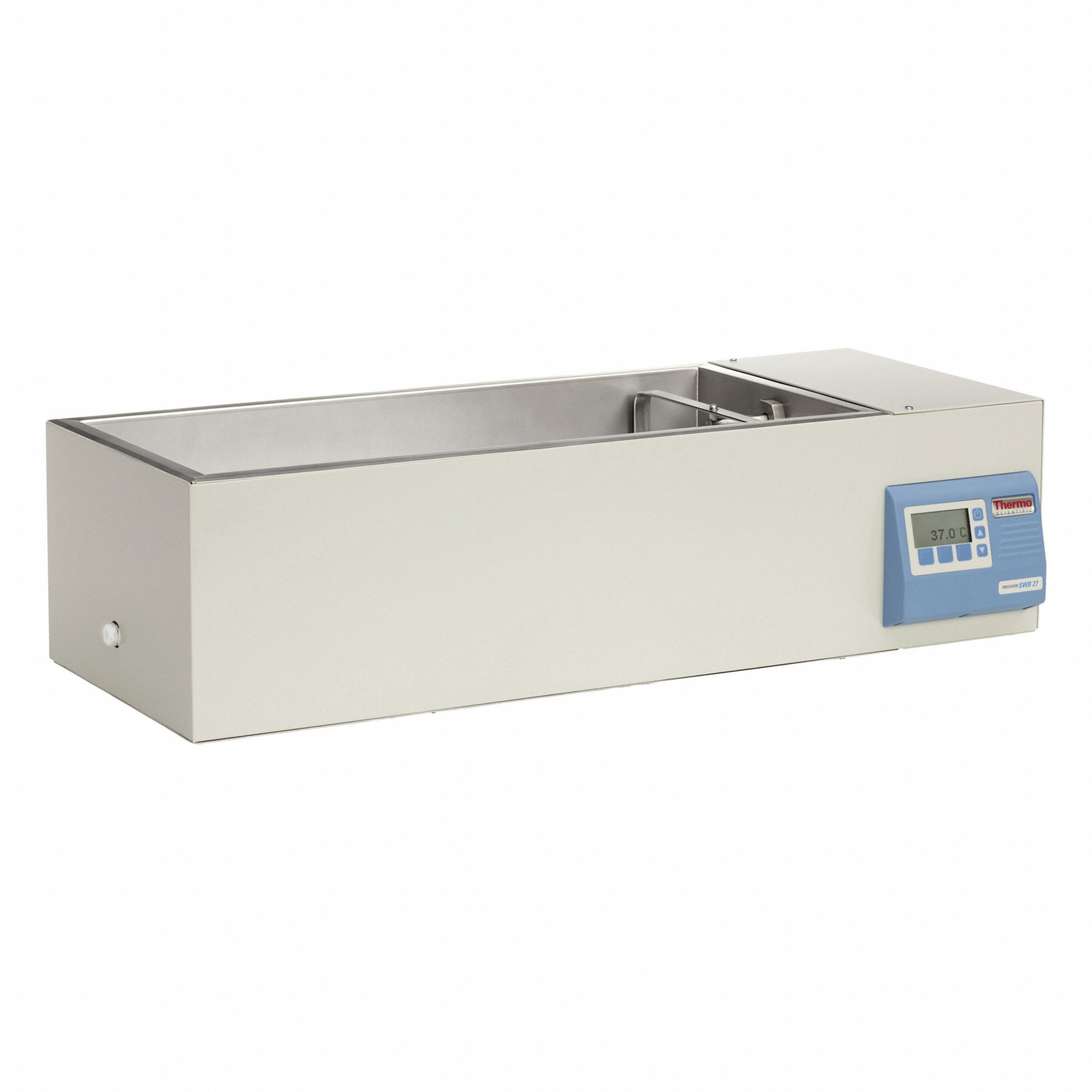 Water Bath: 27 L Capacity, 100°C Max Temp, Stainless Steel, +/-0.1°C, Digital