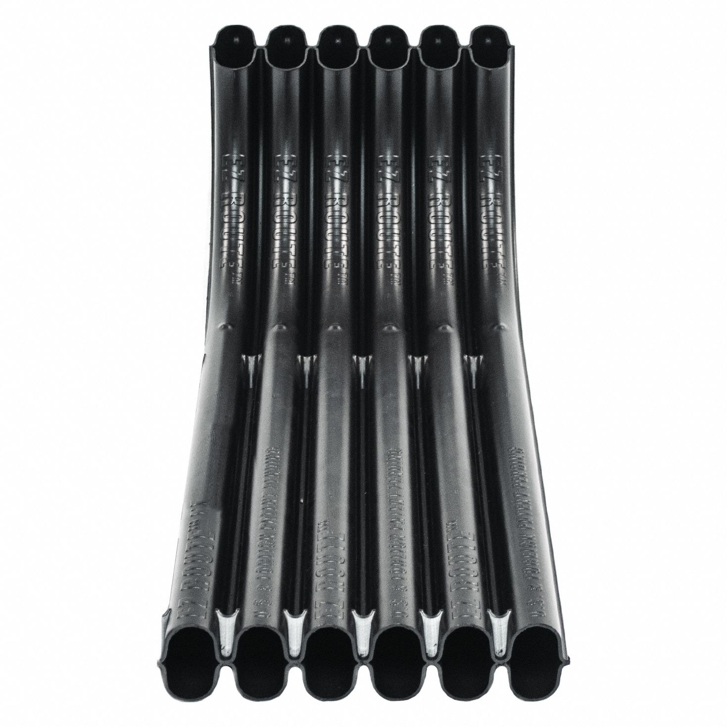 Routing System: Plastic, 6 Channels, For 1/2 in_5/8 in Tube Outside Dia, 26 in Overall Lg