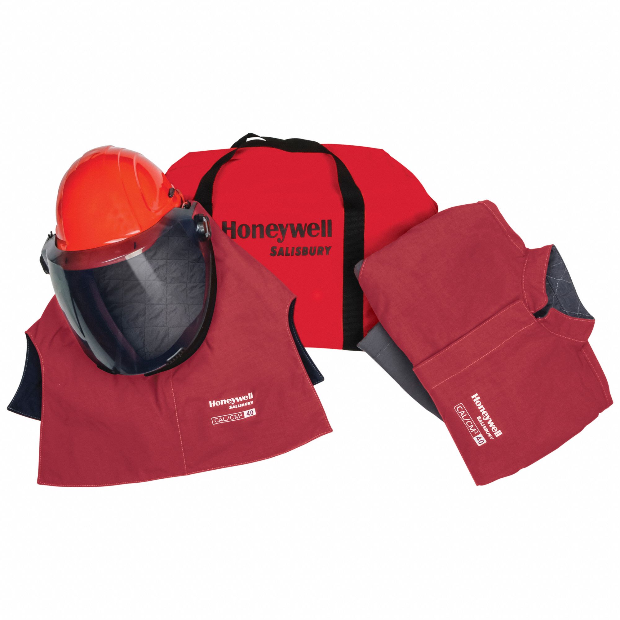 ARC FLASH CLOTHING KIT,GREY/RED,SZ 4XL