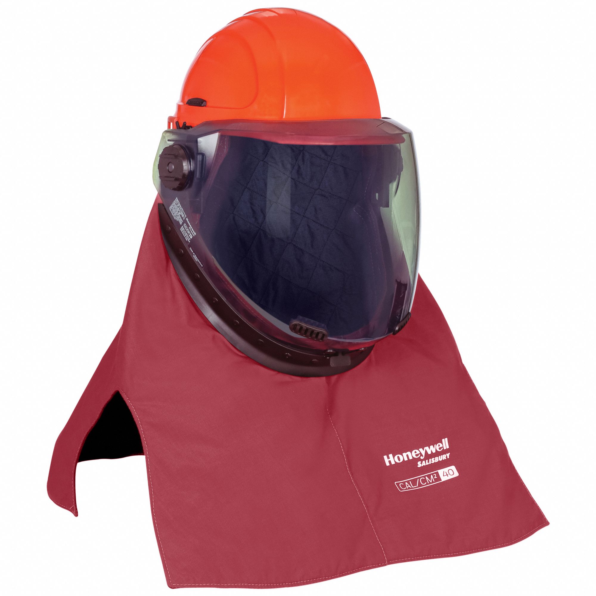 ARC FLASH HOOD,RED,LIFT FRONT