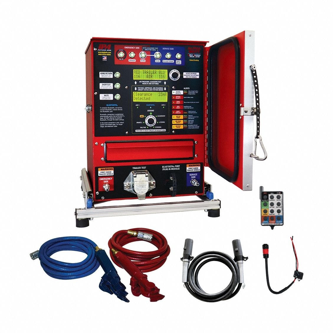 TRAILER TESTER: Stationary, Semi-Trailers, Steel, 7-Way Cable