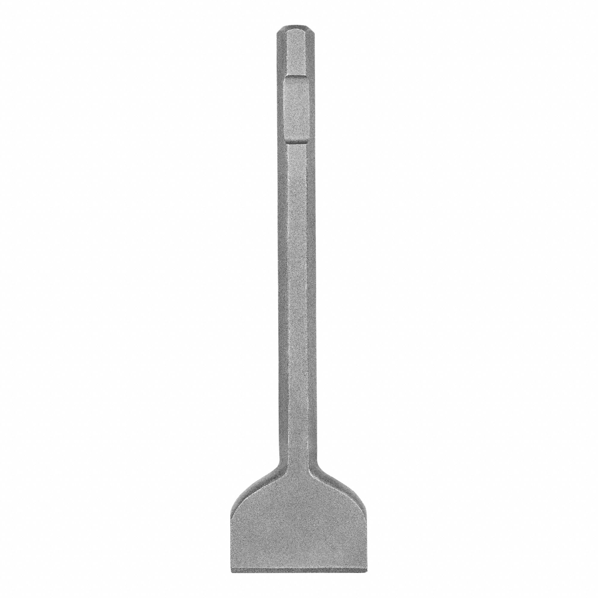 Breaker and Demolition Hammer Chisel: 3 in Head Wd, 12 in Overall Lg, 21/32 in Shank Dia