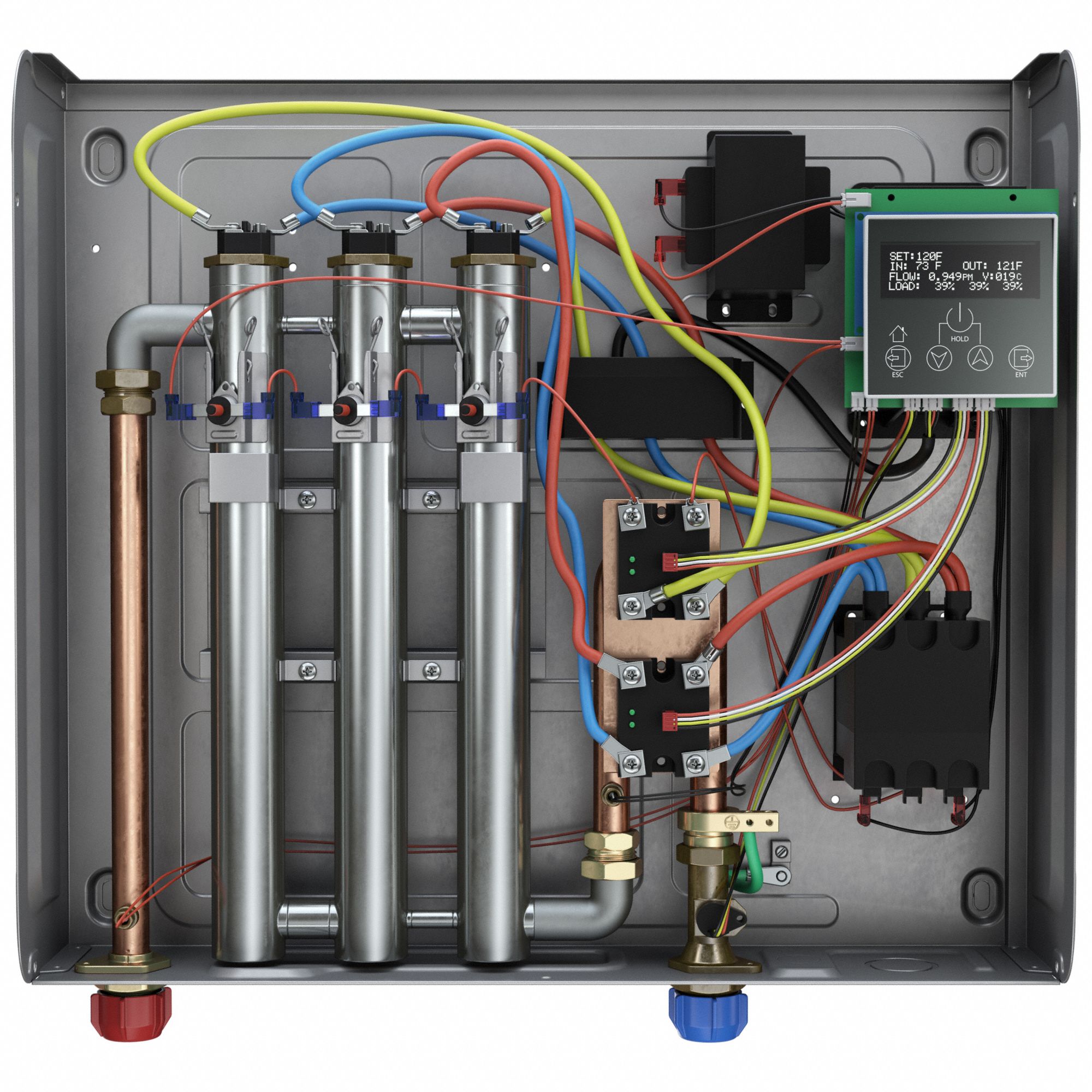 EEMAX Electric Tankless Water Heater: 480 Volt, 48,000 W, 58 A, 3 Phase ...