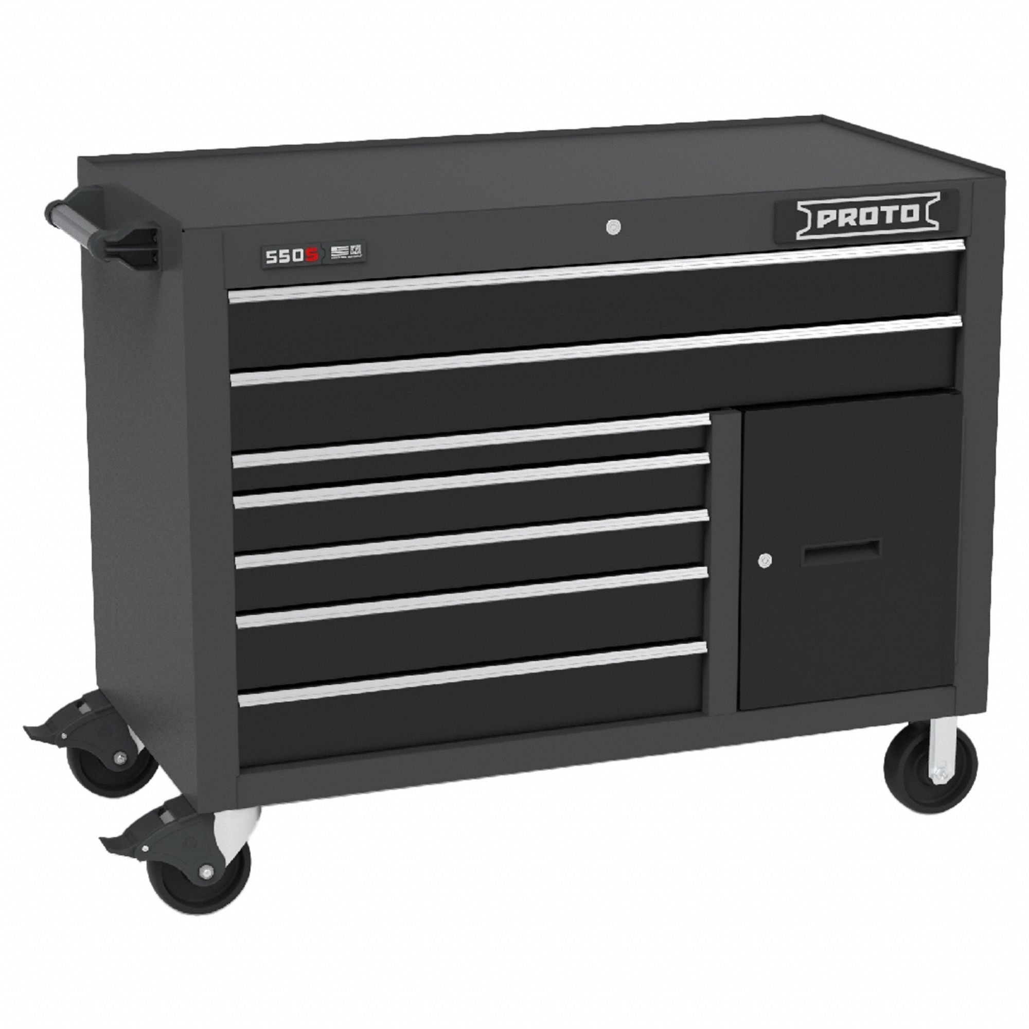 ROLLING TOOL CABINET,BLACK,STEEL,GLOSS