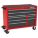 ROLLING TOOL CABINET,GREY/RED,STEEL