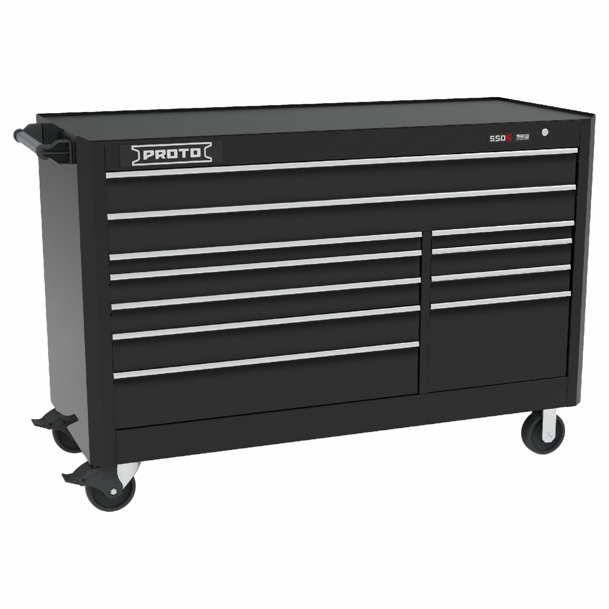 ROLLING TOOL CABINET,BLACK,STEEL,GLOSS