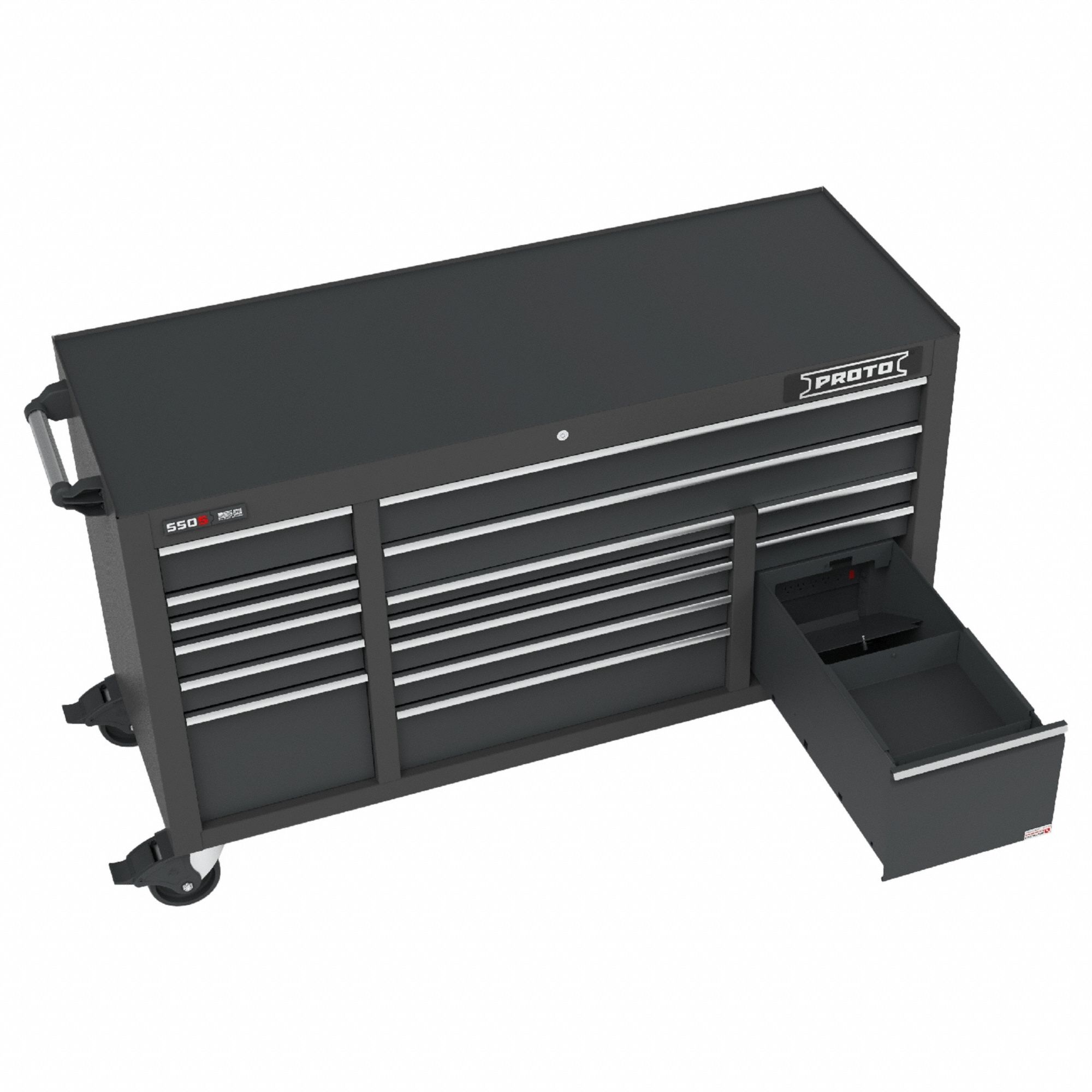 ROLLING TOOL CABINET,BLACK,STEEL,GLOSS