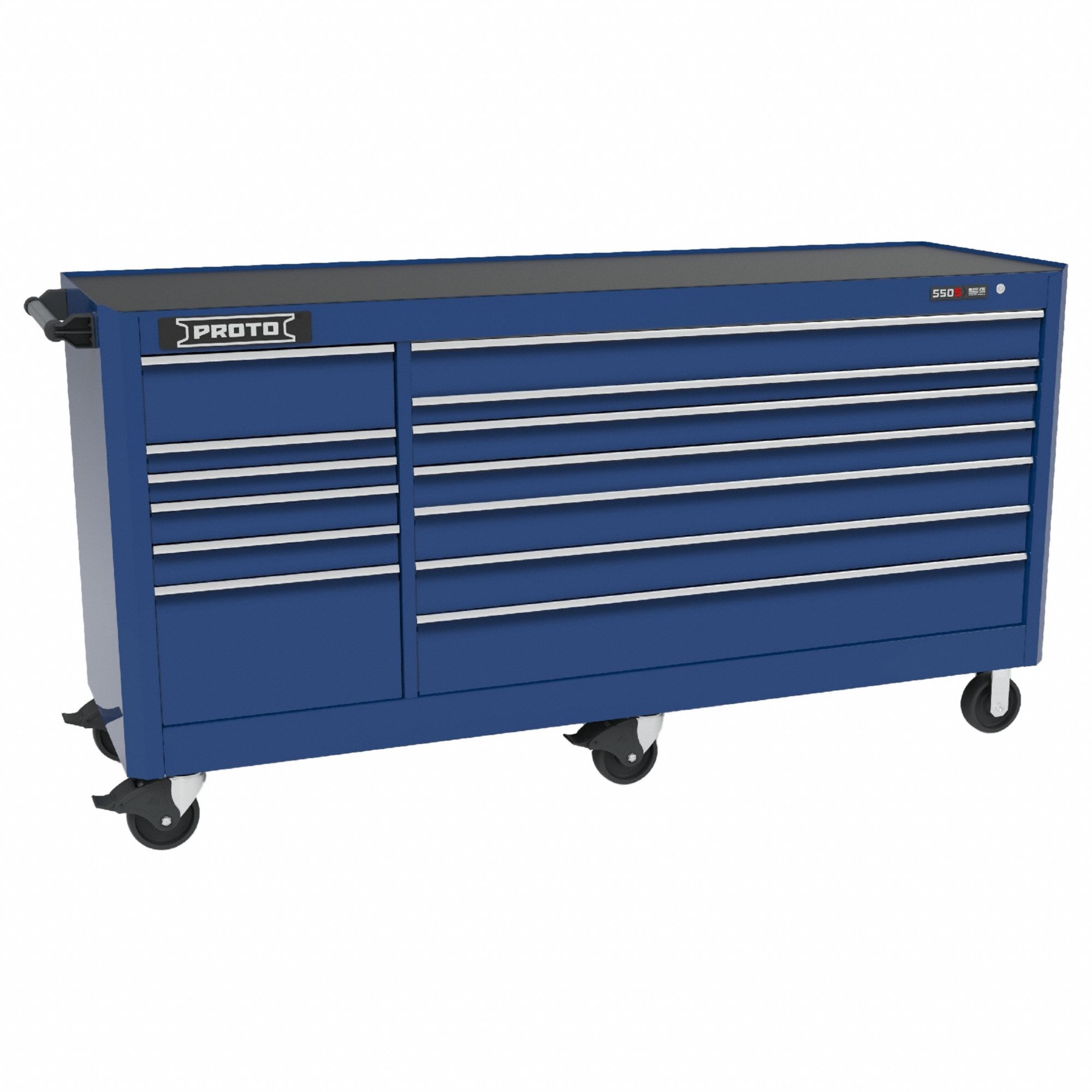 ROLLING TOOL CABINET,BLUE,STEEL,GLOSS