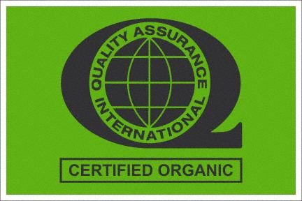 Certified Organic Label 4x6 BK/GN