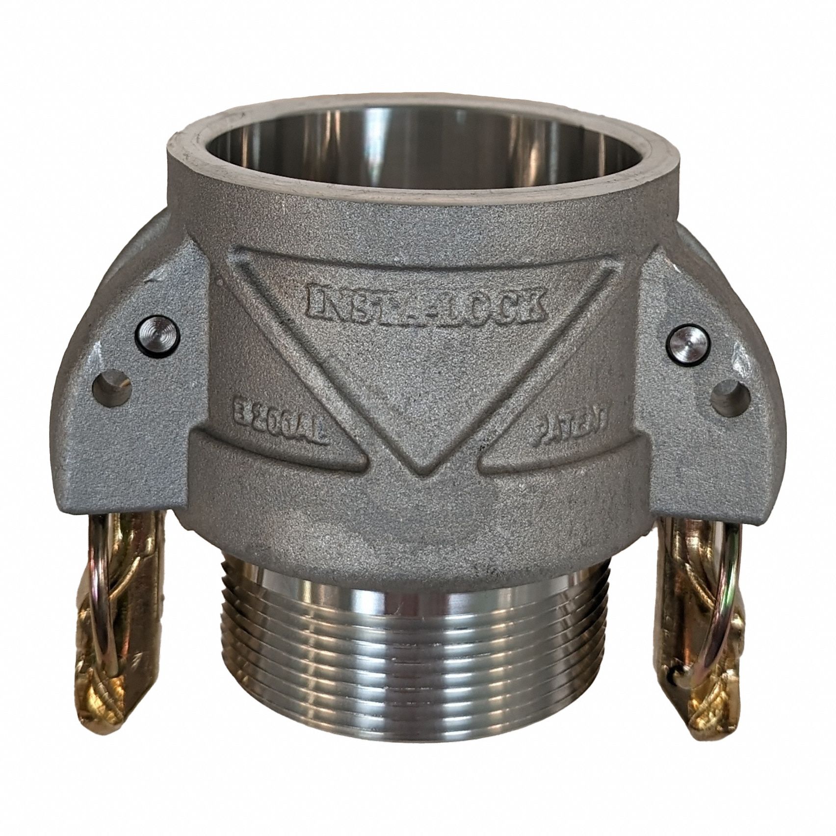 Cam and Groove Coupling: 1 1/2 in Coupling Size, 1 1/2 in Hose Fitting Size, 2 15/16 in Overall Lg