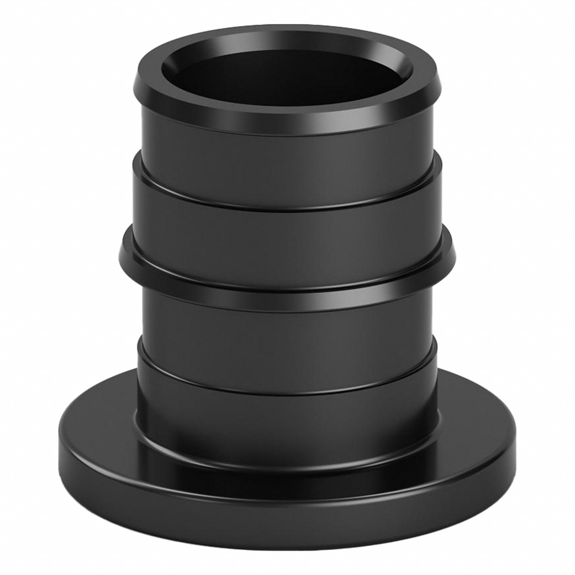 Barbed Fitting Plug: 1 31/64 in ID Size, Barbed, Polymer, Expansion