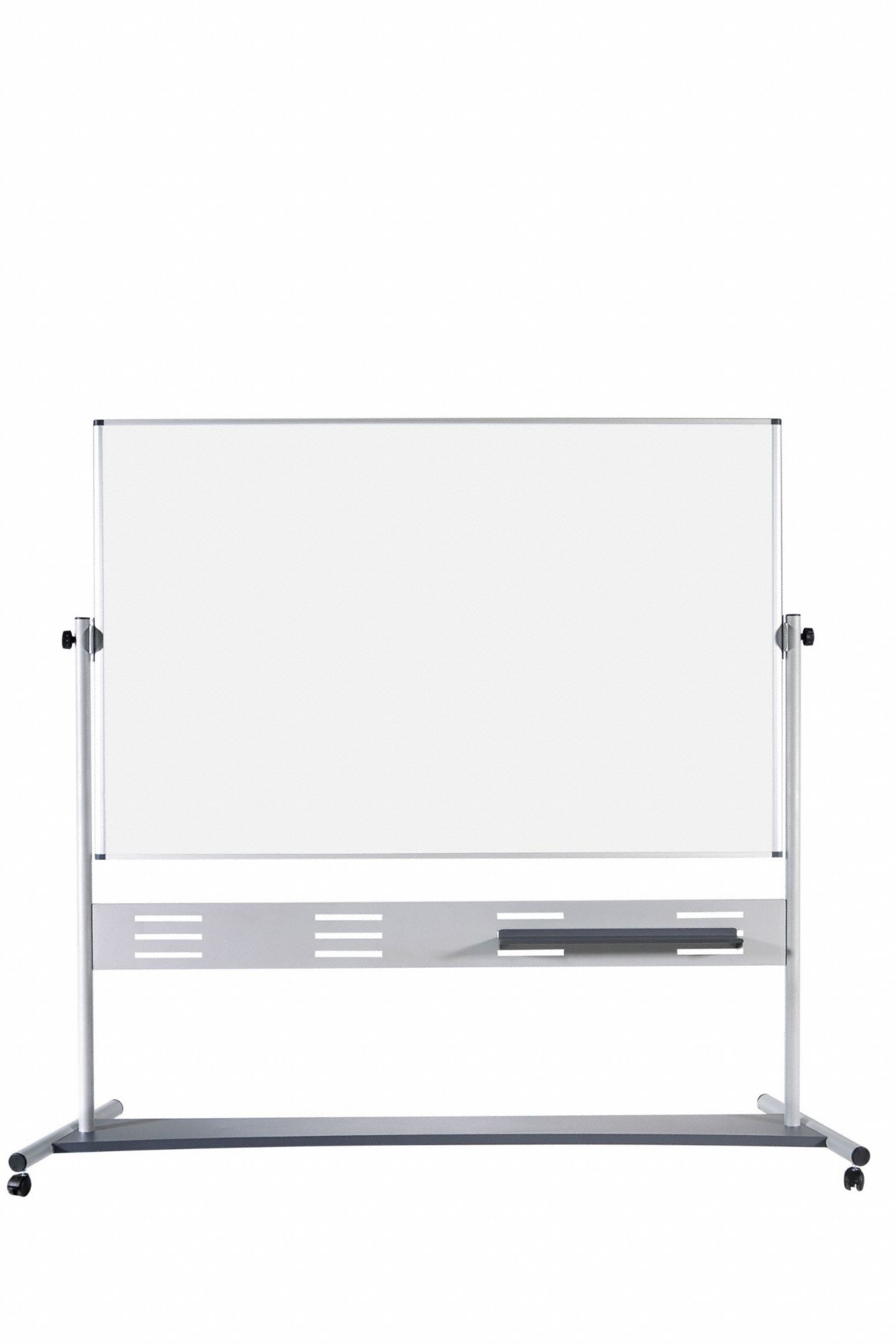 Dry Erase Board: 80 in Overall Ht, 36 in Overall Wd, Steel, Steel, Not Adj, White