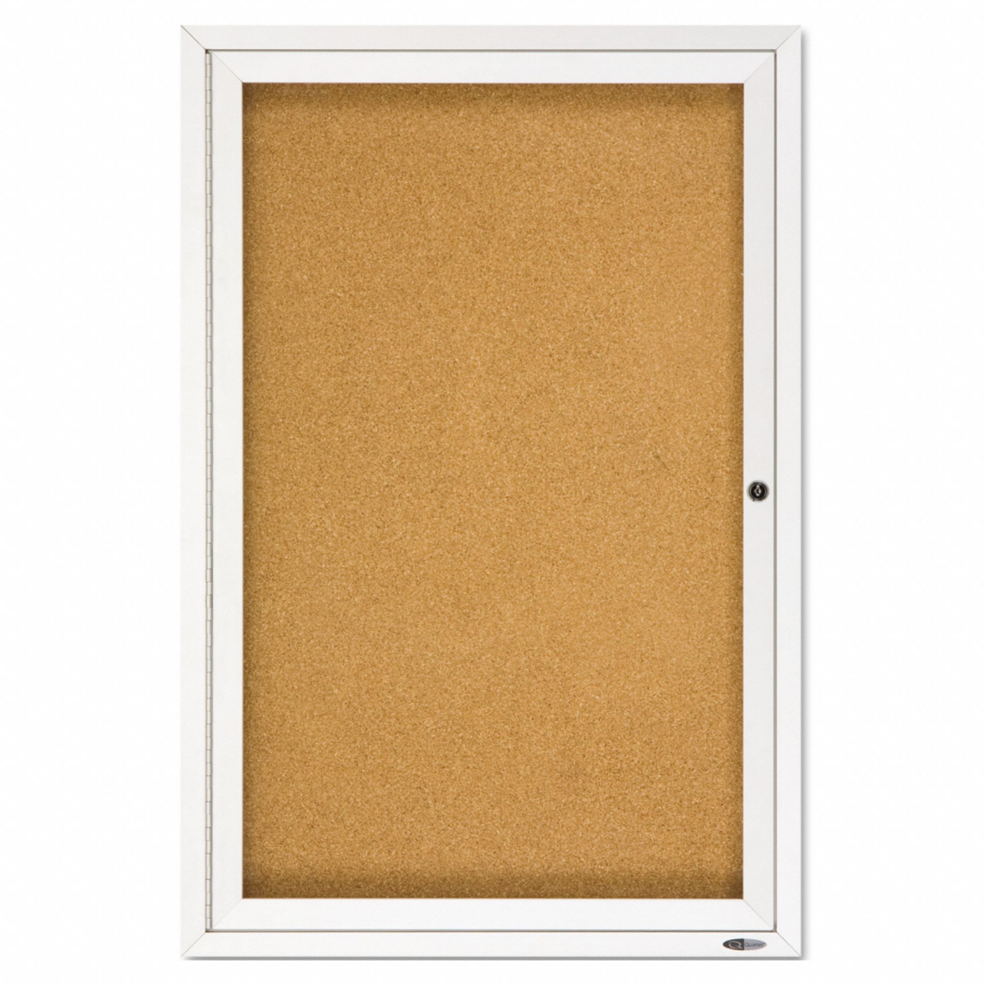 Cork Bulletin Board 24 x 36 Silver