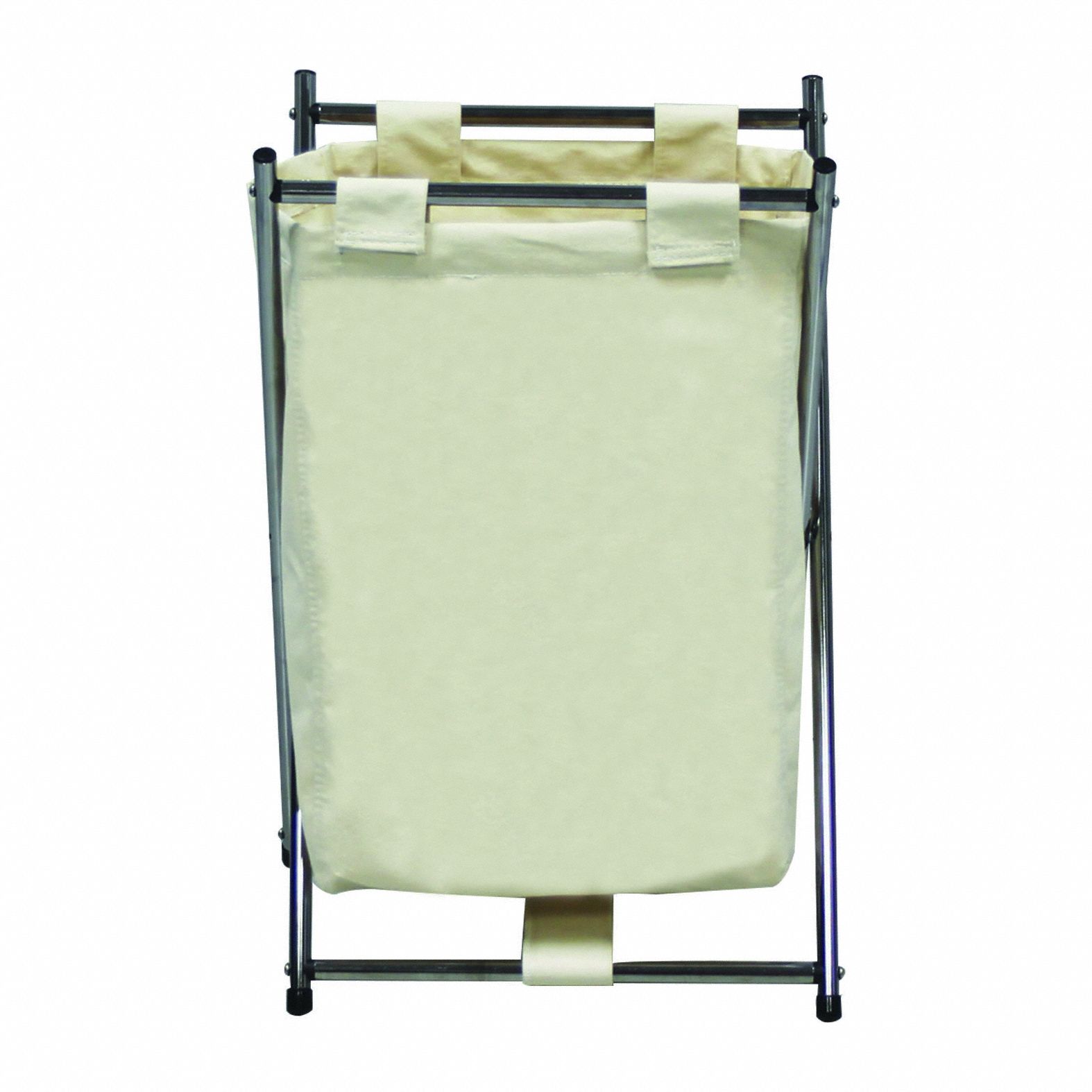Hamper: Canvas Liner, Canvas, 2.6 cu ft Total Volume, 100 lb Wt Capacity
