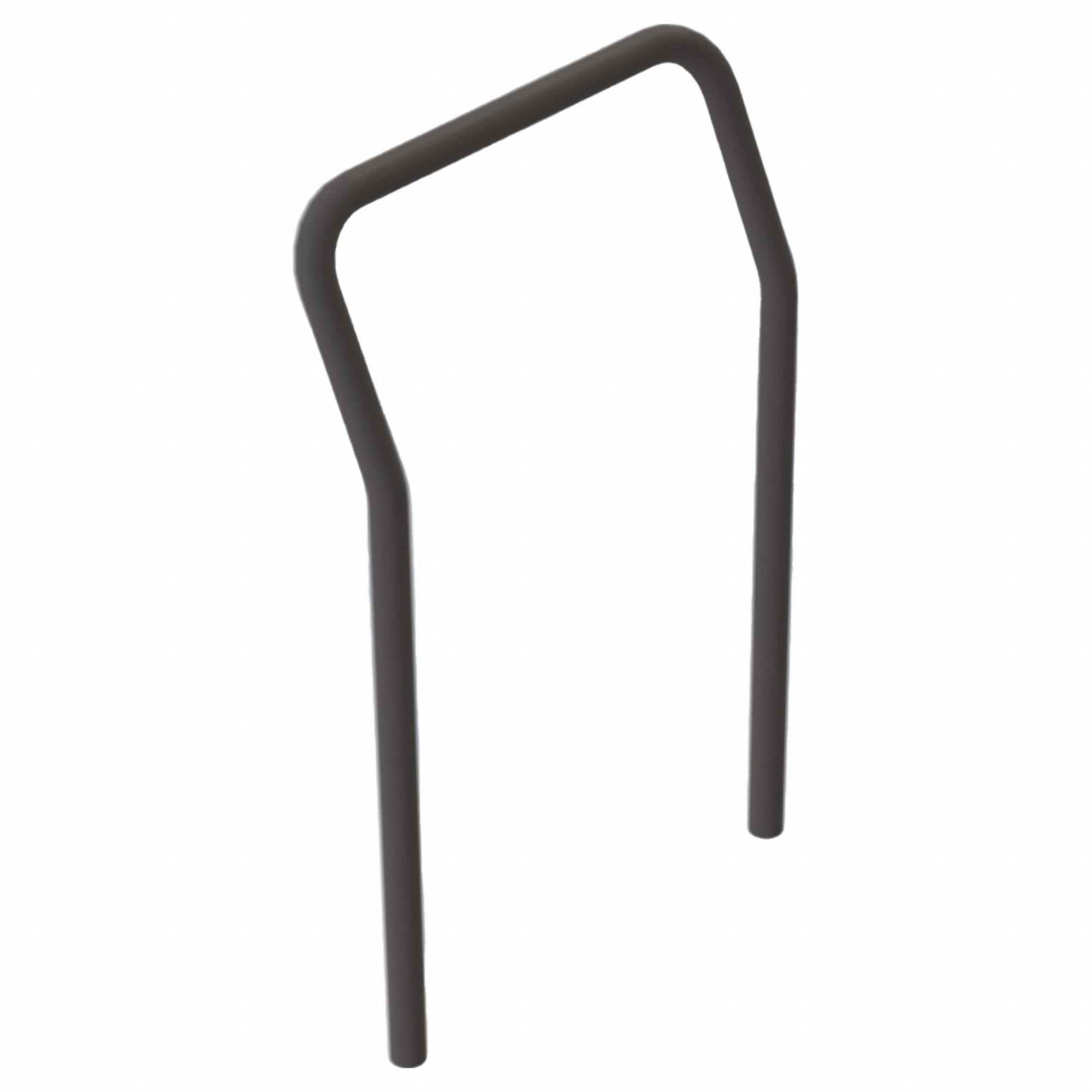 Platform Truck Replacement Handle: 5 in Overall Lg, 21 3/4 in Overall Wd, Steel, Gray