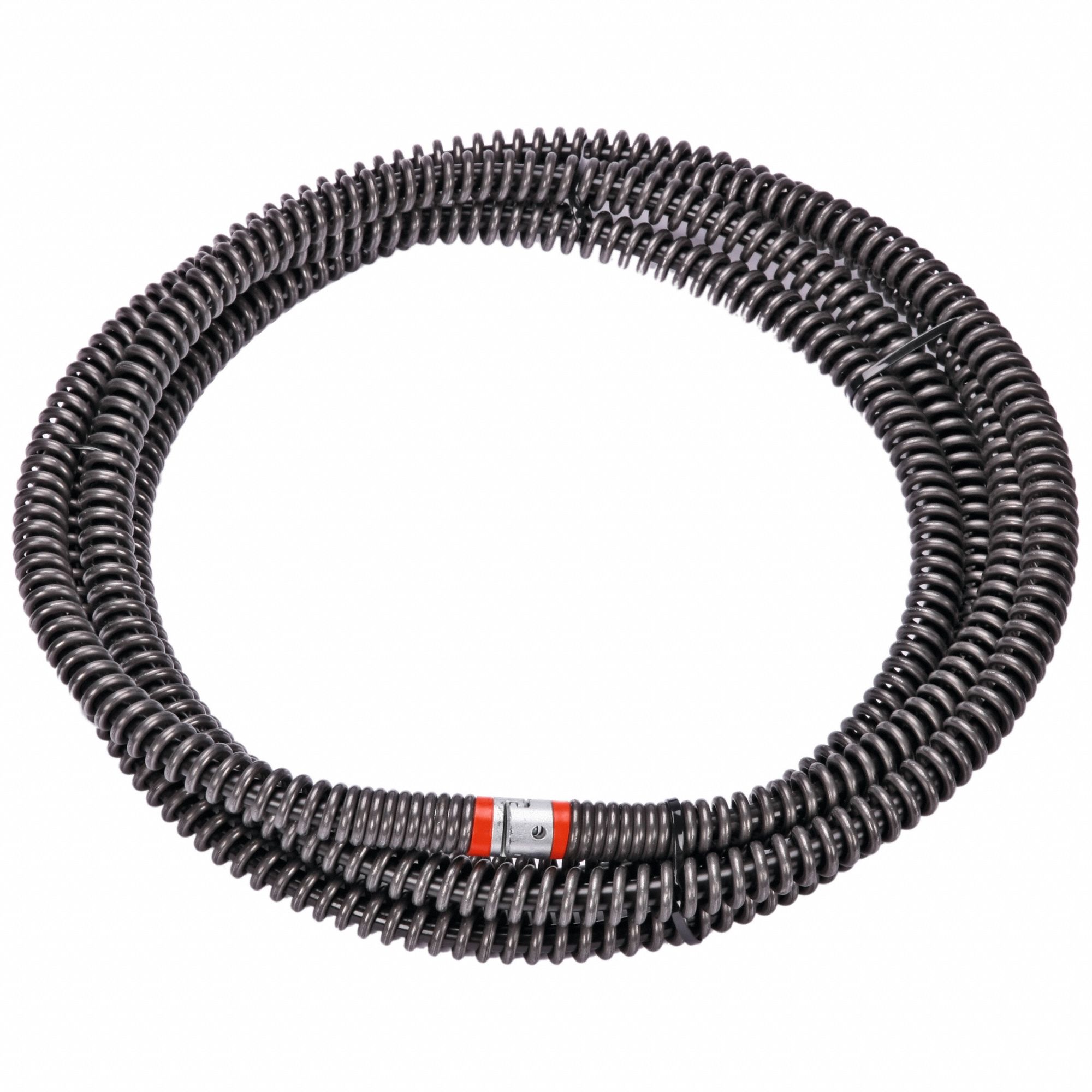 Drain Cleaning Cable: 7/8 in Dia., 14.8 ft Lg., Plastic Core, Coupling, Use with R600