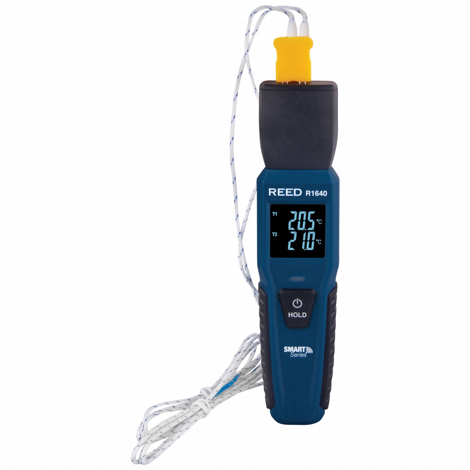 THERMOCOUPLE THERMOMETER,LCD,1 IN H