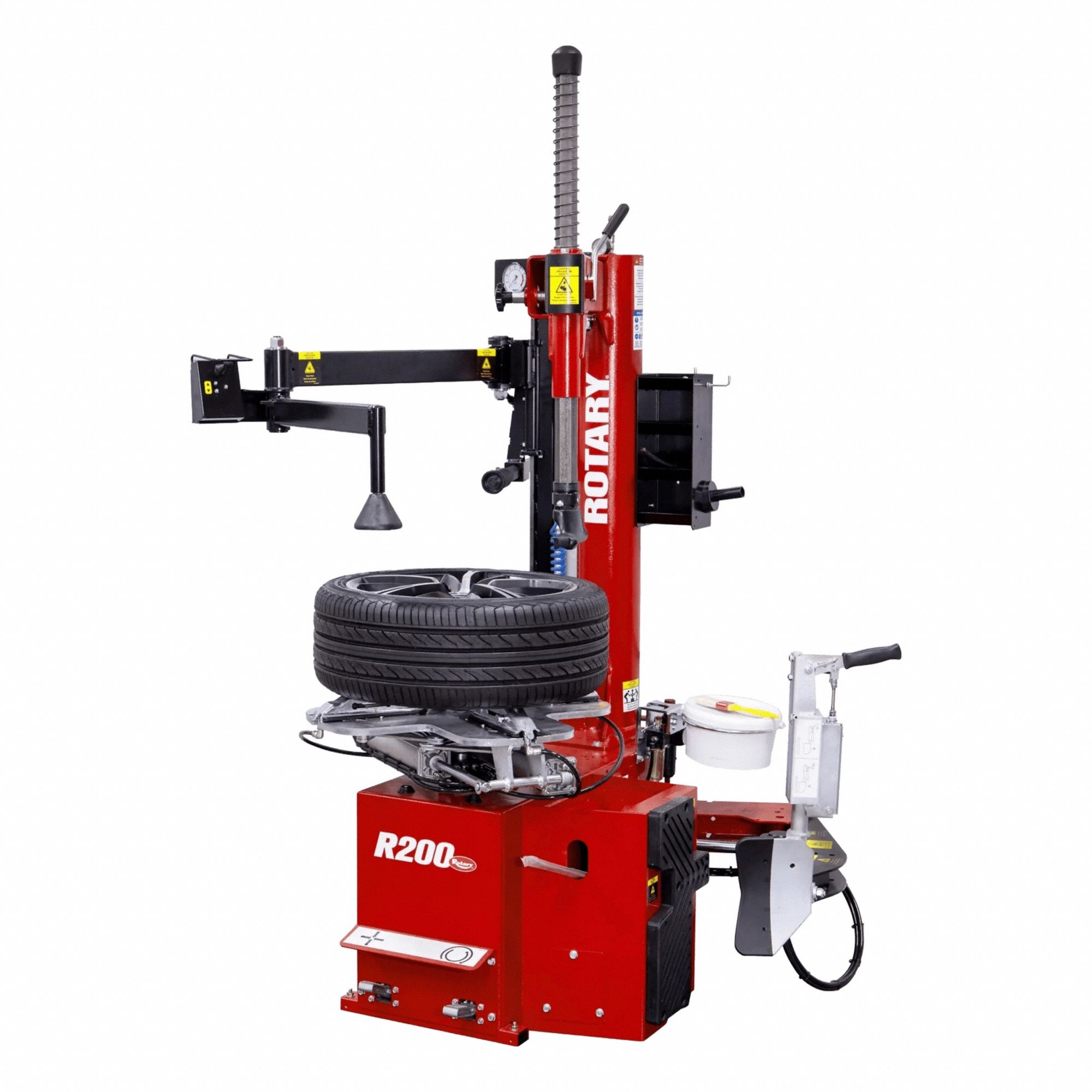 Tire Changer: Electric, Floor Mount, Single-Phase Phase, 5 in Min Rim Wd, 110 V AC Volt