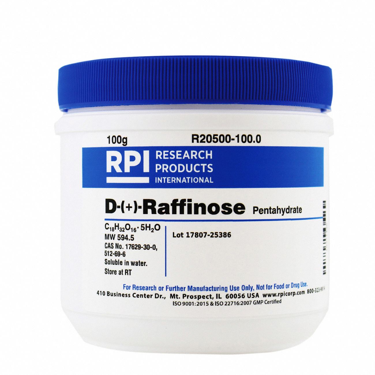 D-(+)-Raffinose Pentahydrate, 100g