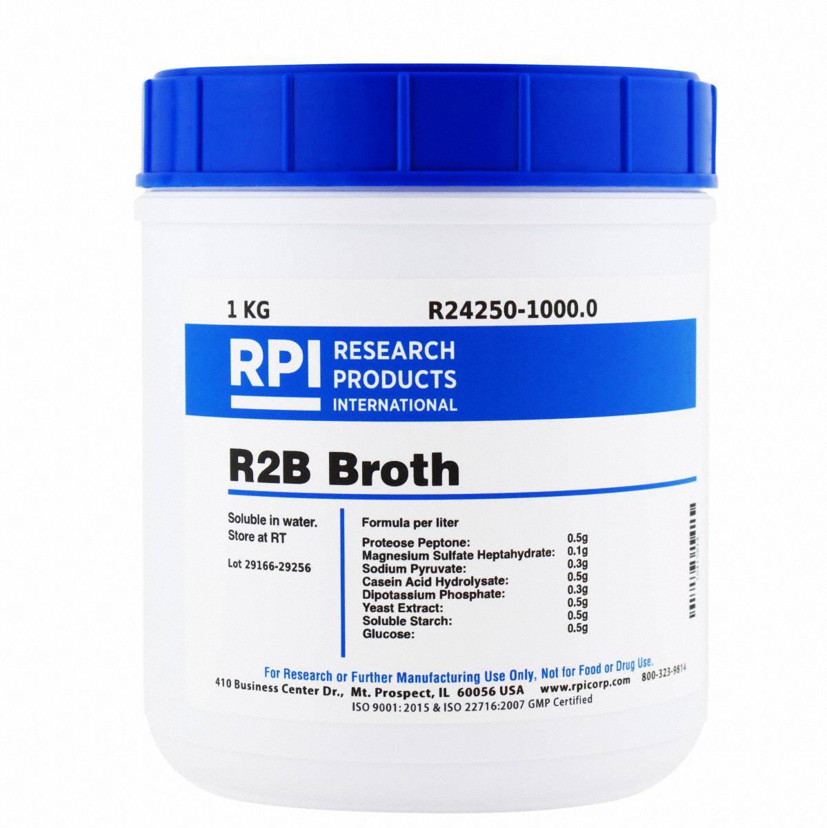 Rpi 1 Kg Container Size Powder R2b Broth 31gd46r24250 10000 Grainger 8642