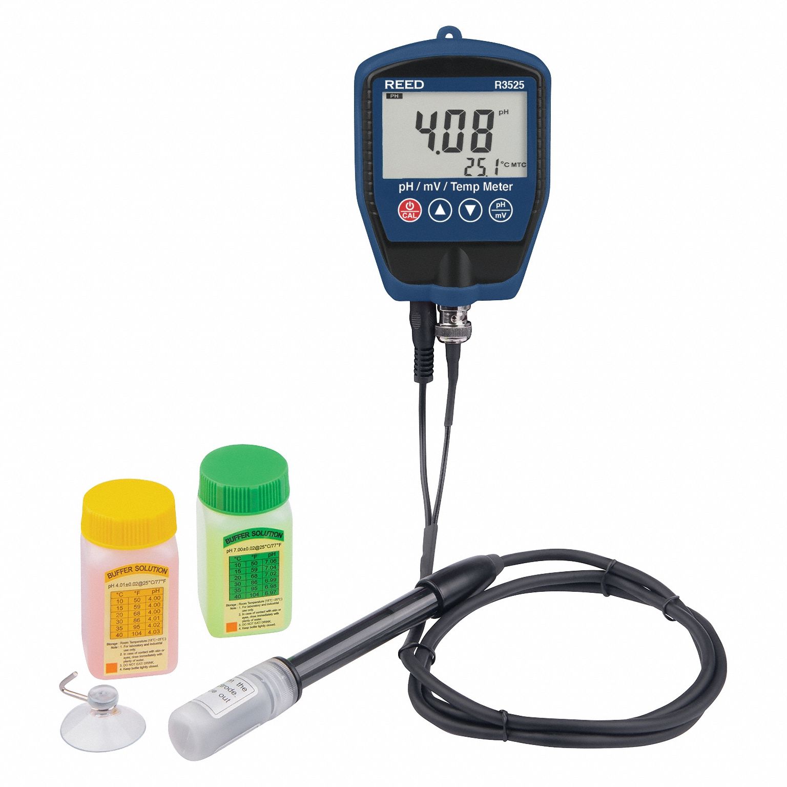 PH METER,DUAL DISPLAY,LCD,AUTOMATIC