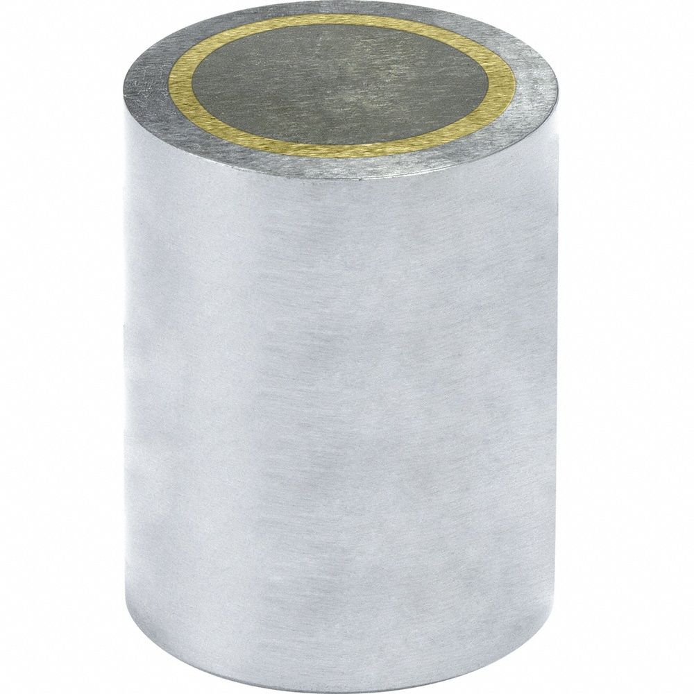 Alnico Magnet: Encased, 0.5 in Thick, 3/8 in Outside Dia, Round
