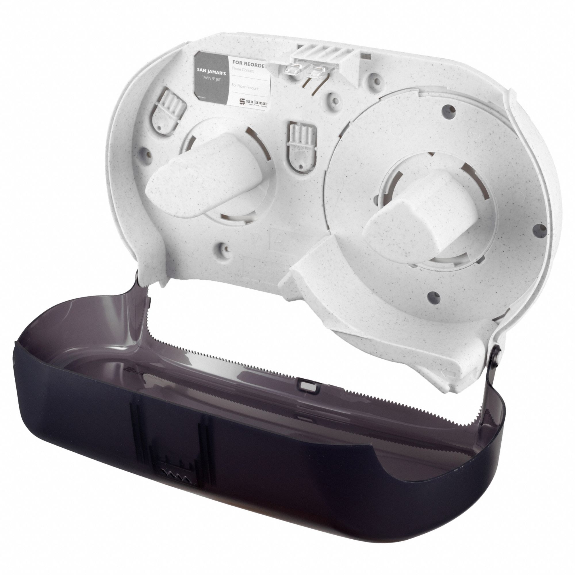 SAN JAMAR, Toilet Paper Dispenser 20LK06R4000TBK Grainger