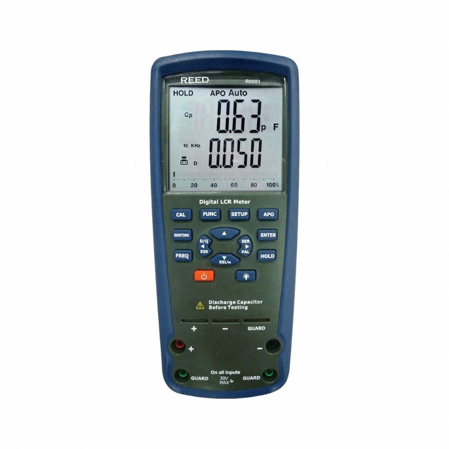 LCR Meter: LCR Meter, Handheld Meter, 2, 000 uH – 2, 000 H, 2, 000 pF – 2, 000 uF, LCD