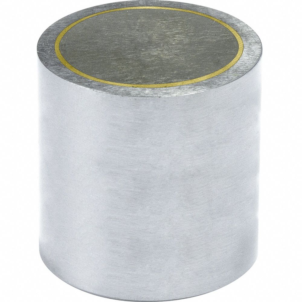 Alnico Magnet: Encased, 0.5 in Thick, 1/2 in Outside Dia, Round