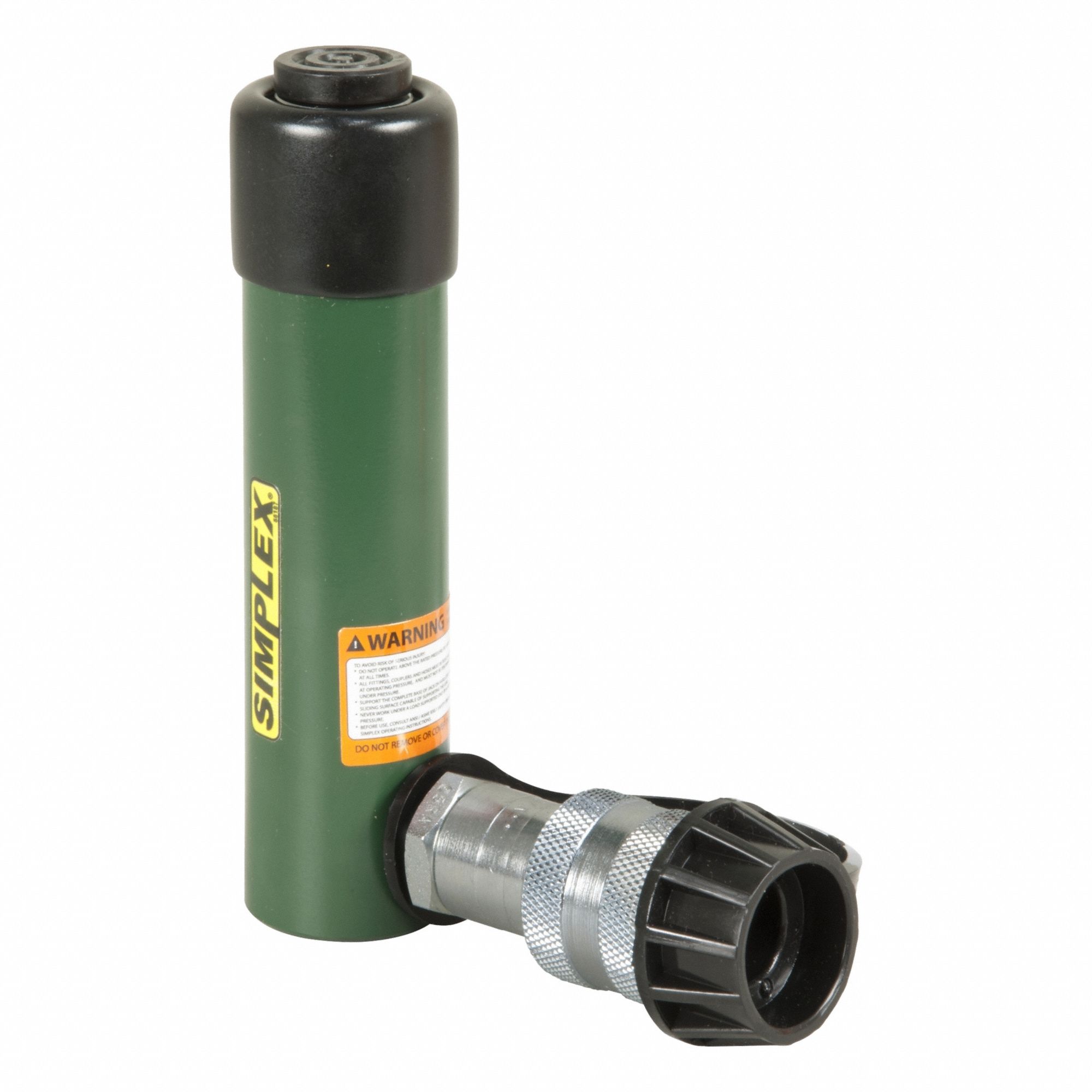 Cylinder: Single Acting, 5 ton Nominal Capacity, 3 1/8 in Nominal Stroke Lg, Steel