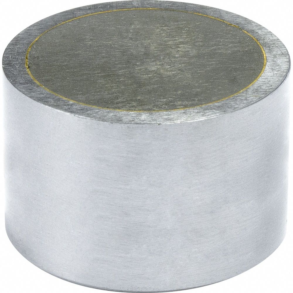 Alnico Magnet: Encased, 0.5 in Thick, 3/4 in Outside Dia, Round