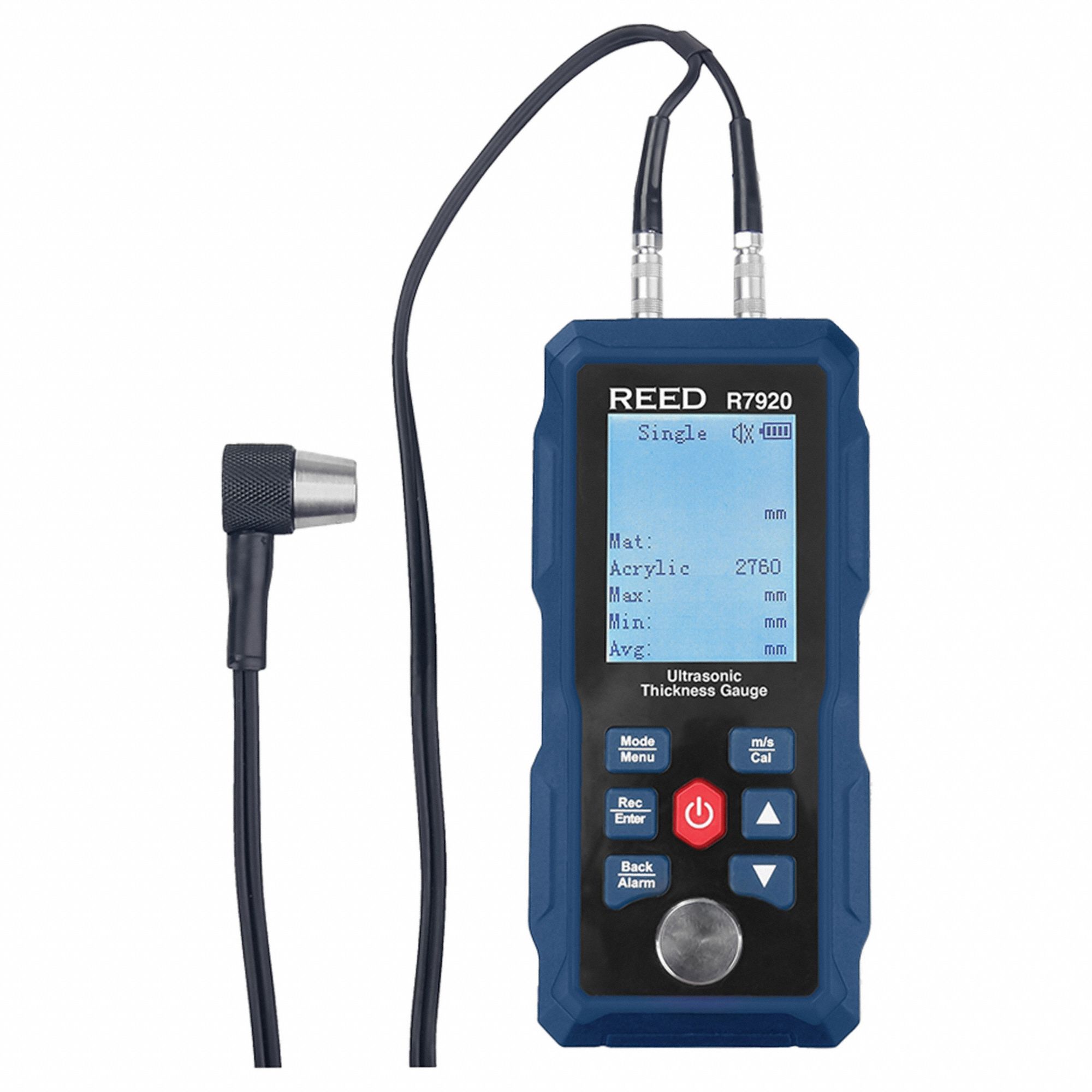 REED INSTRUMENTS ULTRASONIC THICKNESS GAUGE,5 MHZ - 11767 ...