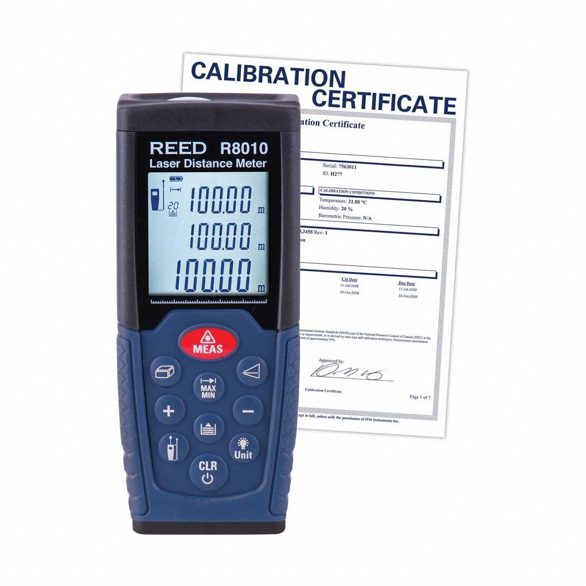 REED INSTRUMENTS, Inch, 1 7/8 in – 328 ft, Laser Distance Meter ...