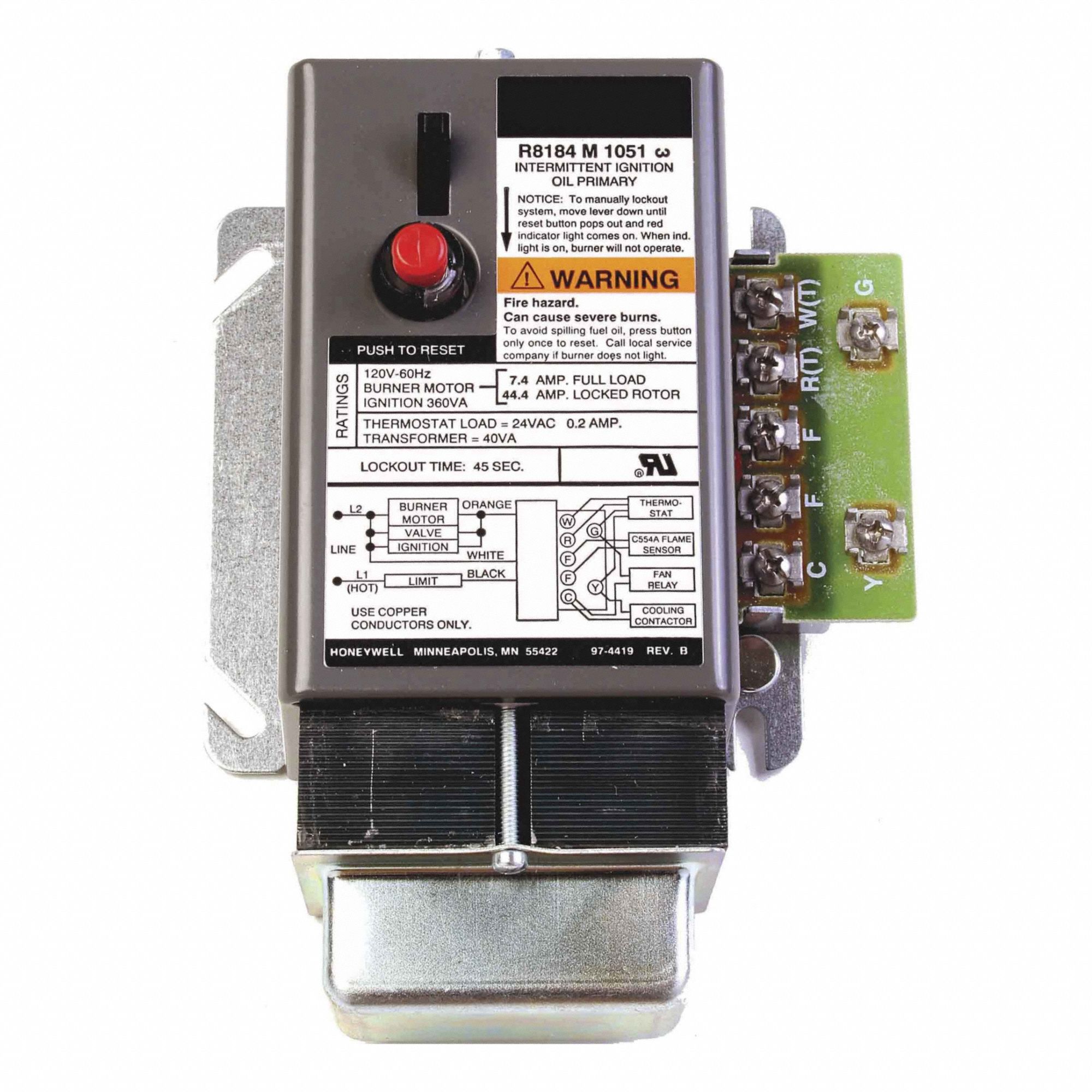 PROTECTORELAY OIL PRIMARY 120V 60 HZ SAF