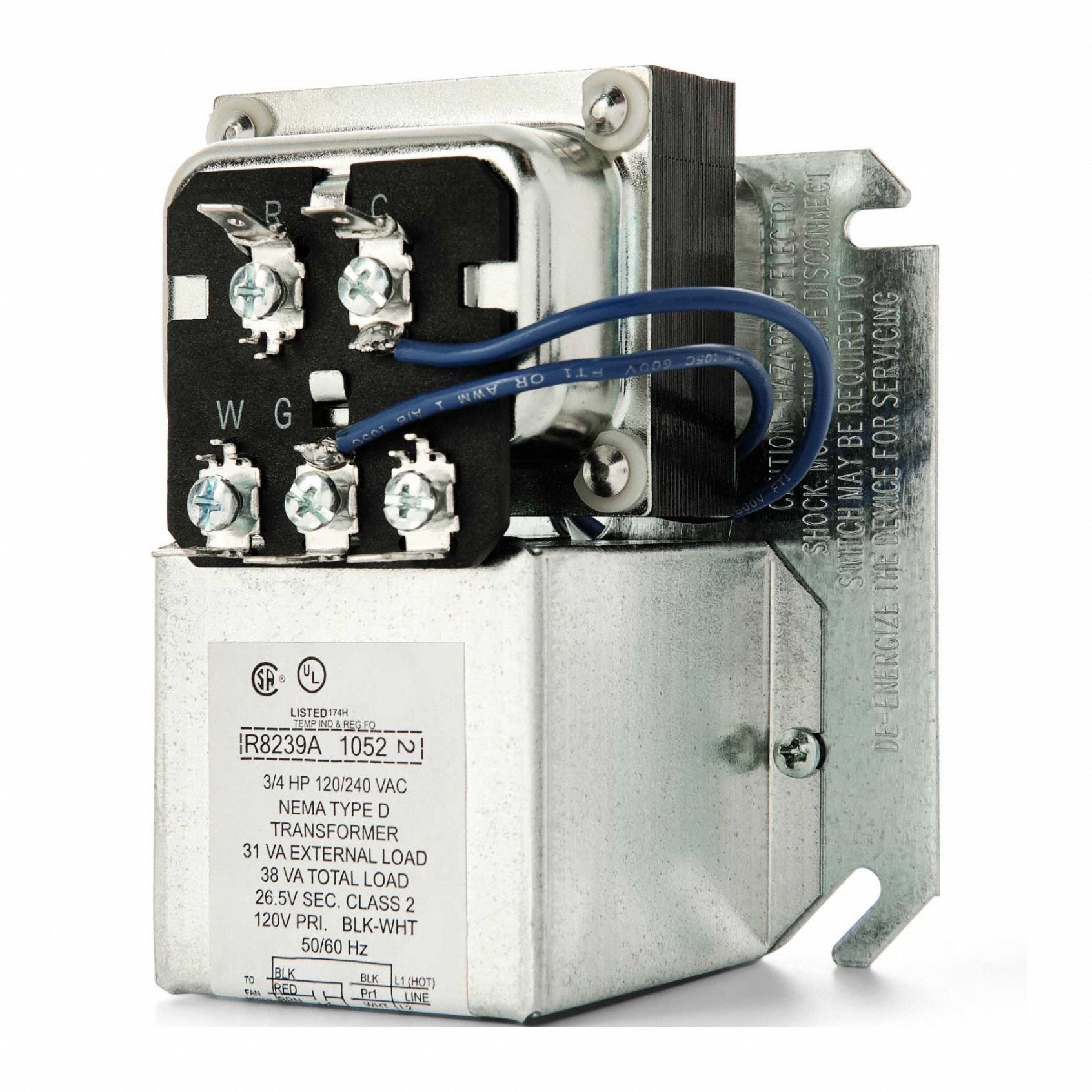 Transformer Relay SPDT NO 120V AC