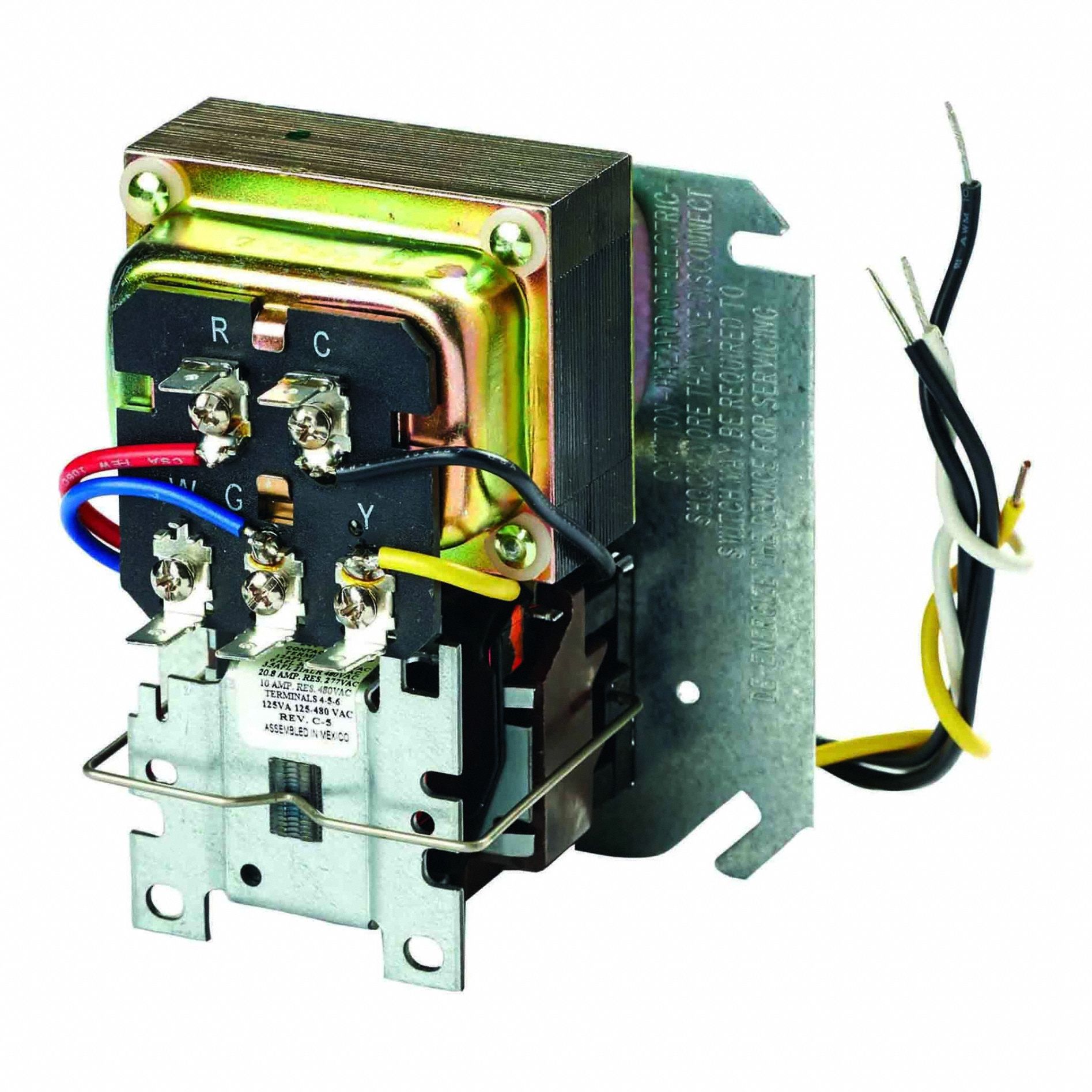 Switching Relay: SPDT, Normally Closed/Normally Open, 120V AC Coil (MPN R8285A1048). Key specifications — Manufacturer Part Number: R8285A1048; Brand: HONEYWELL HOME; Contact Form: SPDT; Low Voltage Contact Form: SPDT.