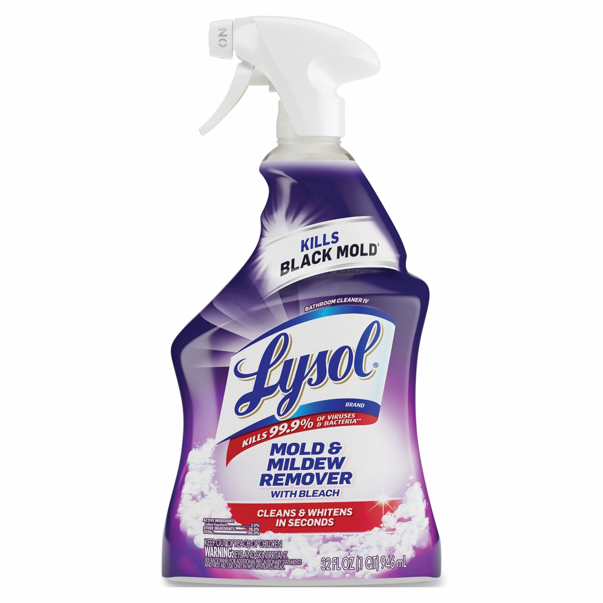 LYSOL, Trigger Spray Bottle, 32 oz Container Size, Mold Mildew Remover