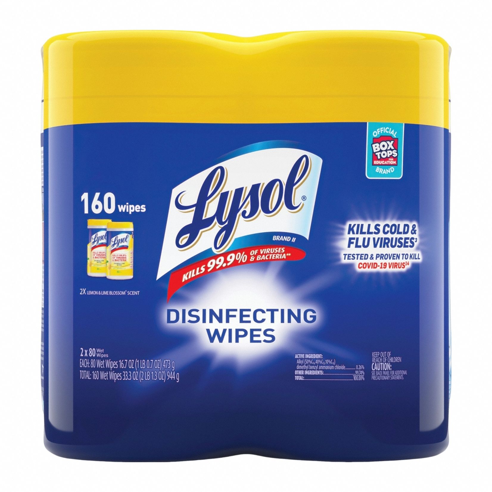 Disinfecting Wipes, Canister,