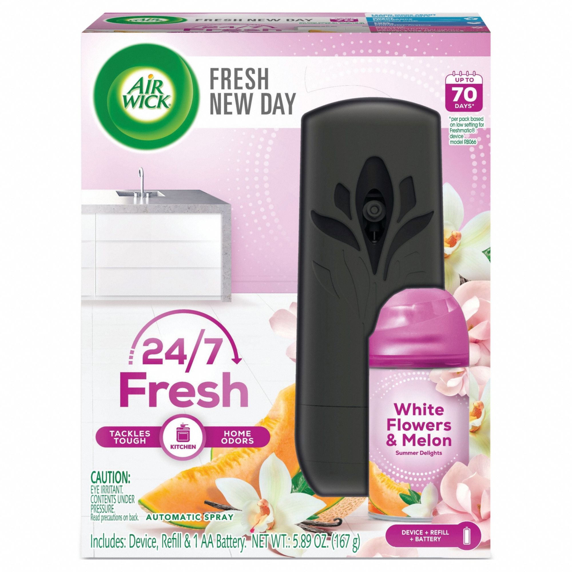 Air Freshener Dispenser Black PK4