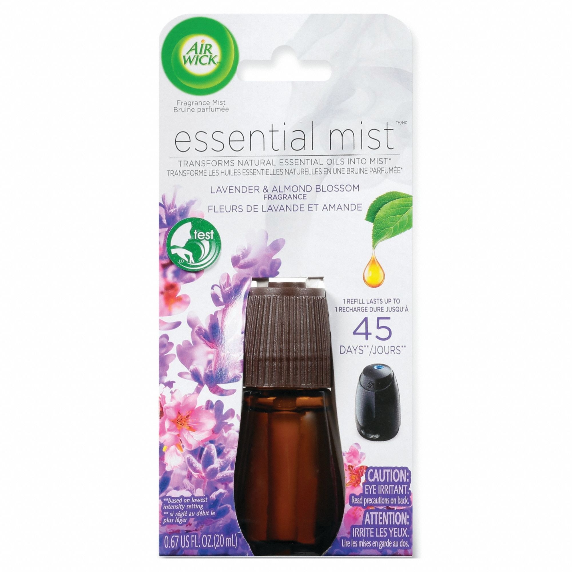 Liquid Air Freshener Refill: Essential Mist™, 4 oz Container Size, 45 day Refill Life, 6 PK