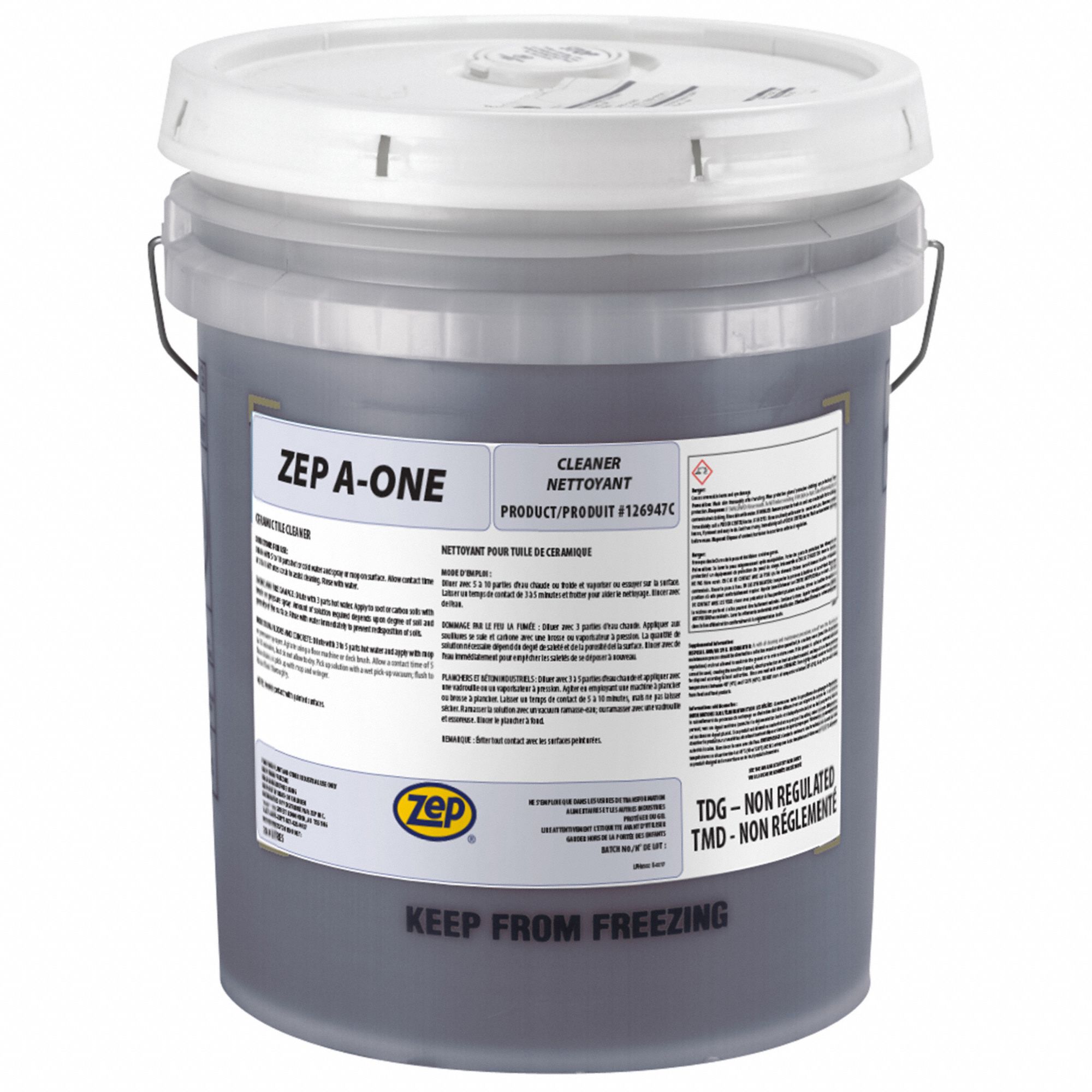 FLOOR CLEANER,PAIL,5 GAL,PURPLE