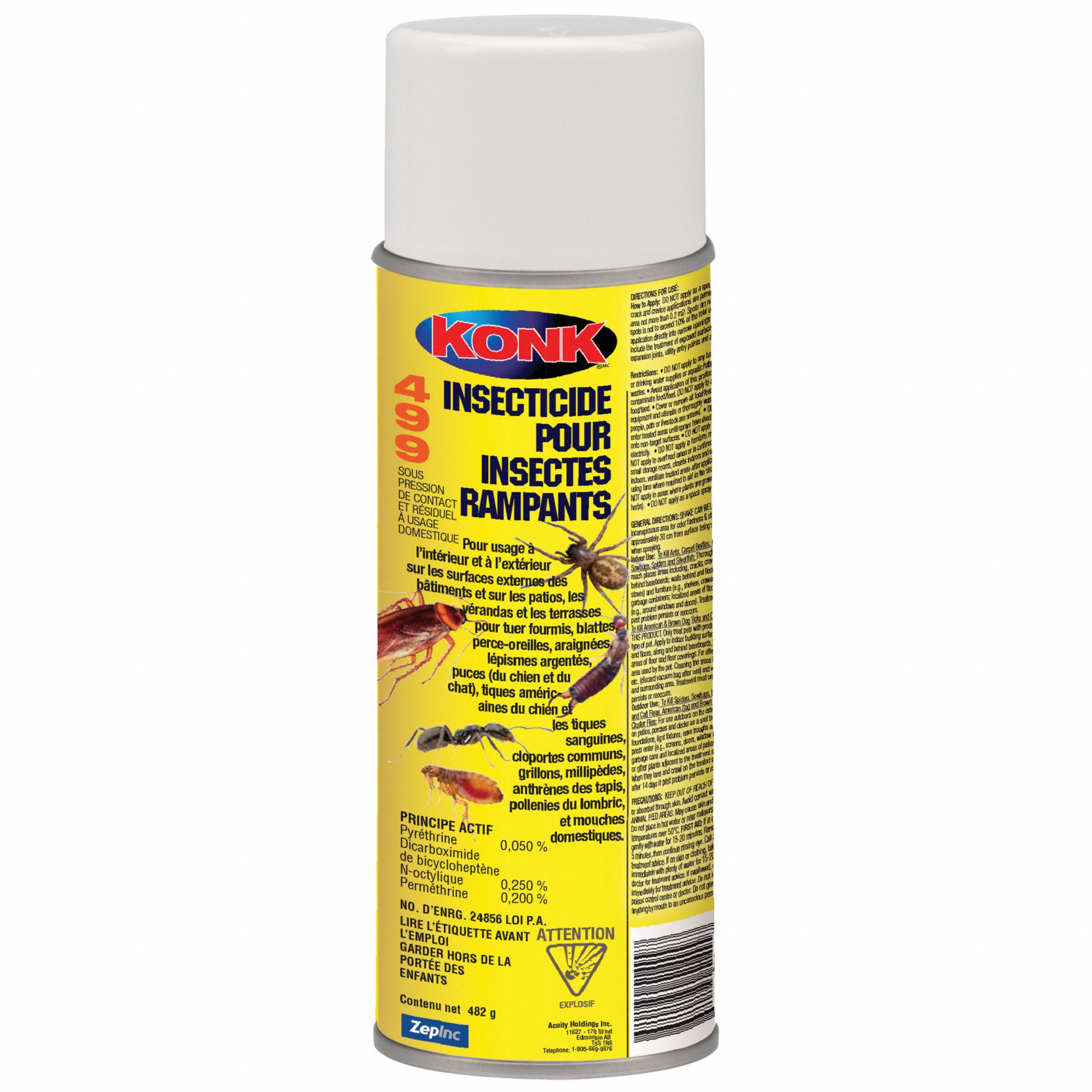ZEP INSECT REPELLENT,17 OZ - 12864 - RANB60601 | B60601 - Grainger, Canada