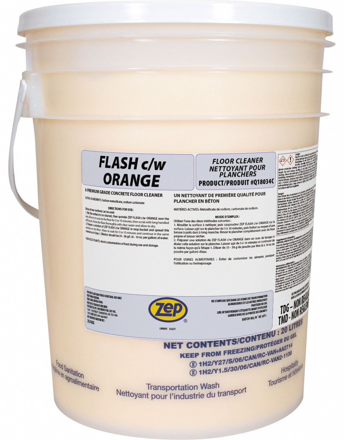 GLASS CLEANER,FLOOR CLEANER,PAIL,20 L