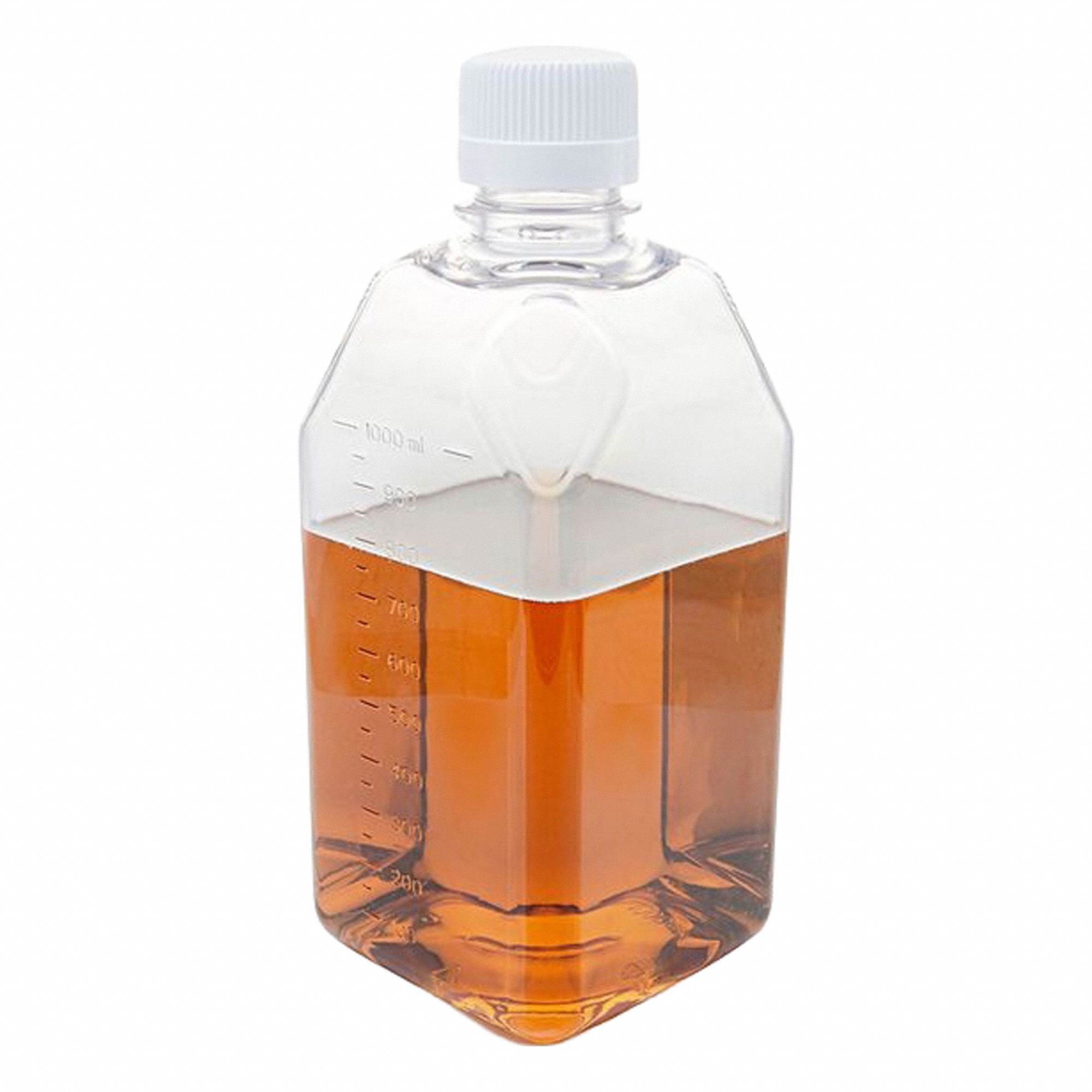 Media Bottle: PETG, 1 L Capacity - mL, Closure Included, Sterile, 38 mm Screw Closure Size, HDPE (MPN 7611000). Key specifications — Graduated: Yes; Closure Type: Cap; Body Color: Colorless; Brand: GLOBE SCIENTIFIC.