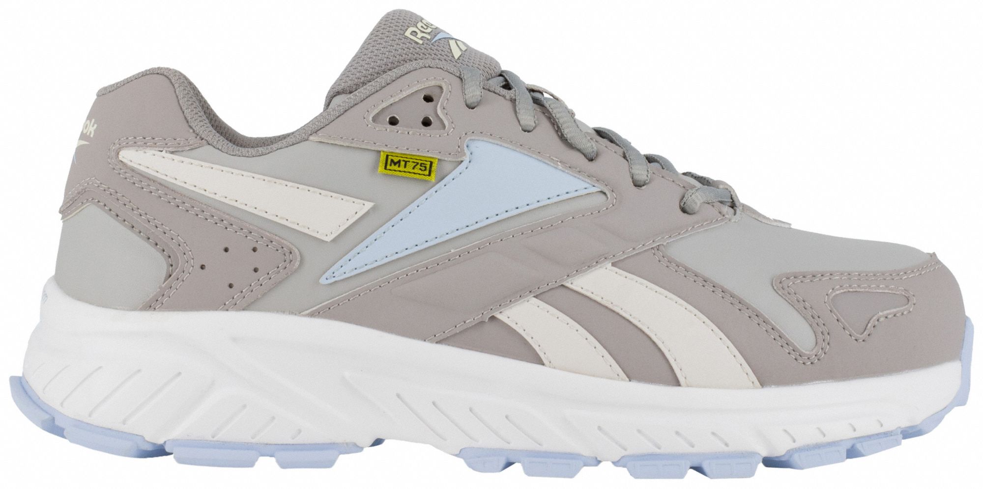 Athletic Shoe: Women's, Size 9 1/2, W, Gray, Composite Toe Cap, Removable Insole