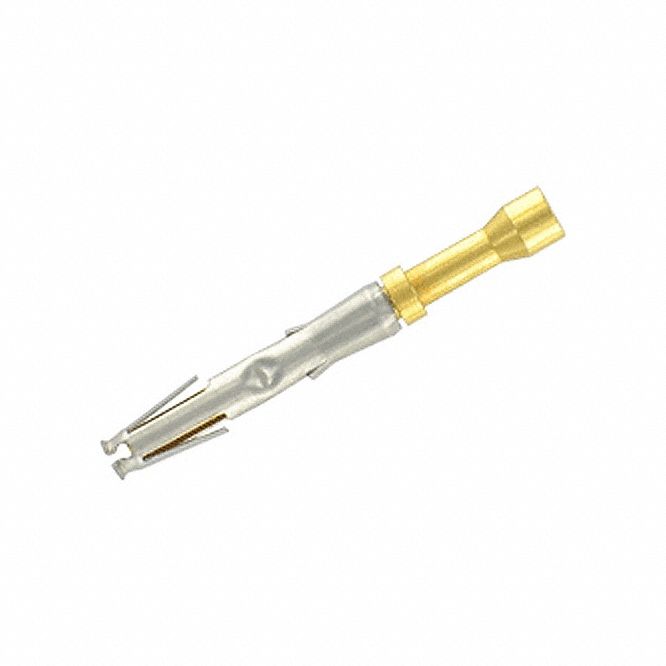 Crimp Contact: Machined, #20, Female, 20 to 18 AWG, Max 2.10 mm2 Insulator, Crimp, 1, 500V